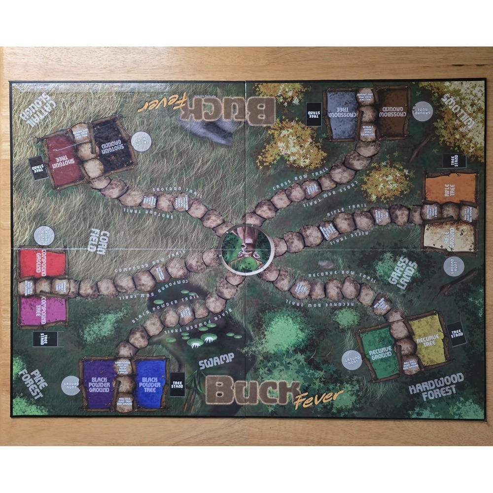Buck Fever Game Board Only‎ 2007 Replacement Pieces Parts